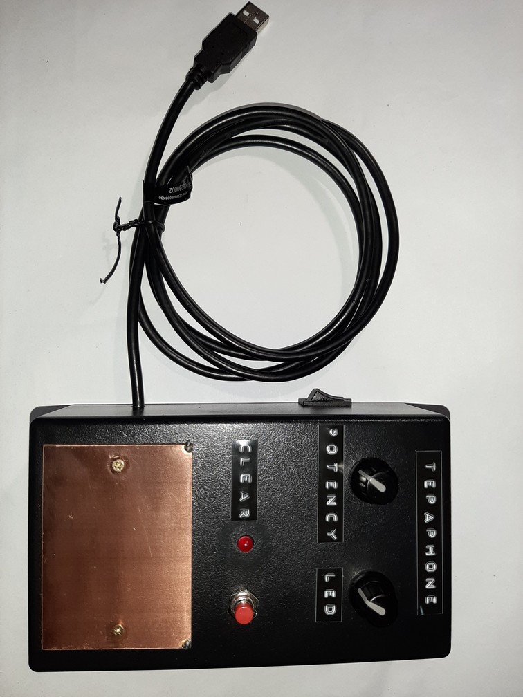 Custom witness plate radionic device